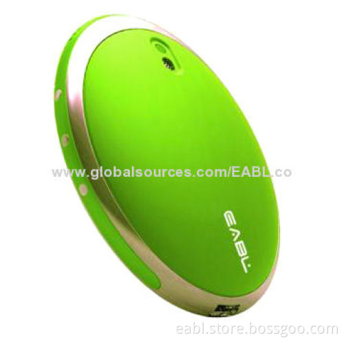 Mobile Power Supply, Small, 1,800mAh Capacity, Hand Warm